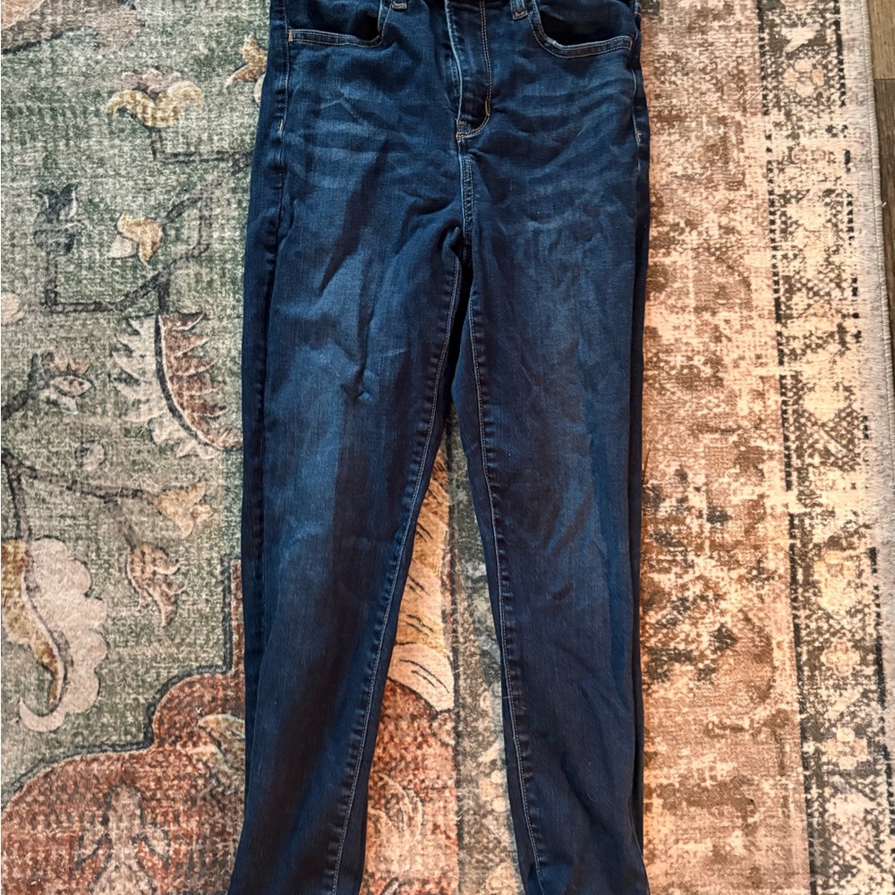 American Eagle Outfitters Dark Blue Skinny Jeans